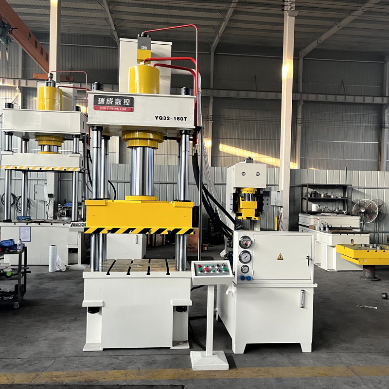 160T四柱液壓機(jī)   快速下頂缸
