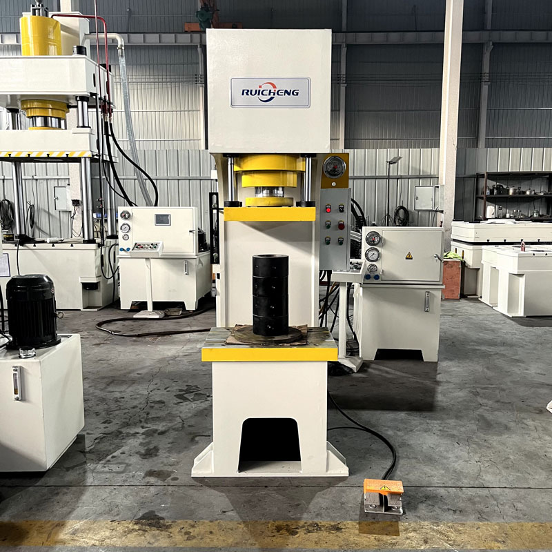 100 噸單臂液壓機（帶落料孔）